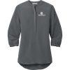 Ladies 3/4-Sleeve Textured Crepe Tunic