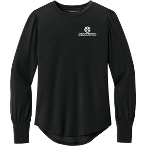 Mercer+Mettle Ladies Stretch Jersey Long Sleeve Blouson Top